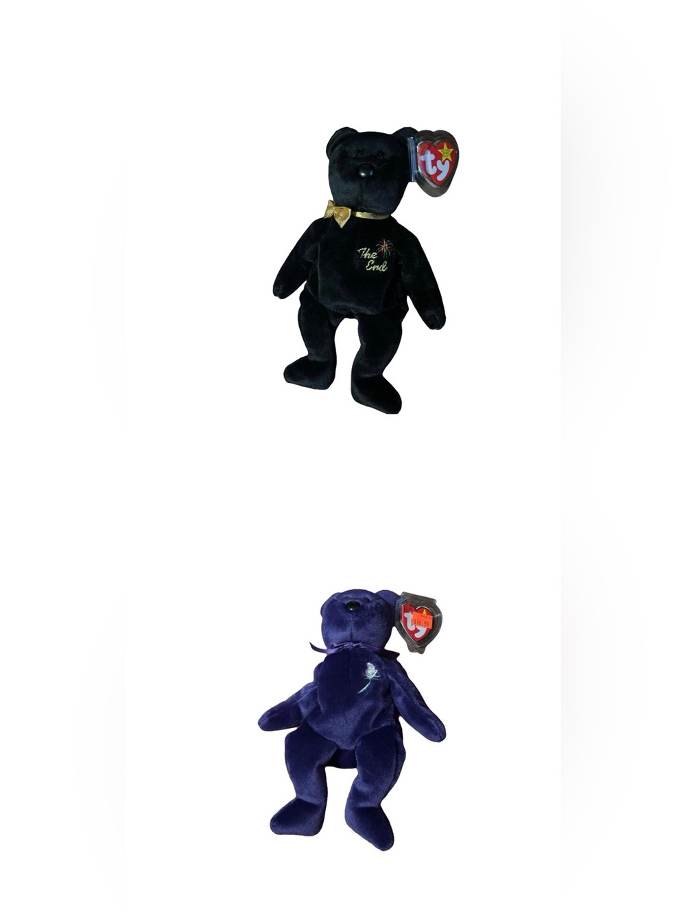 RARE LOT: Princess & The End Bears - Mint - W/ Price Sticker & Date